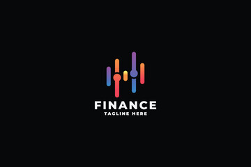 Finance Data Pro Logo Template
