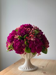 Valentine’s Day floral design pink