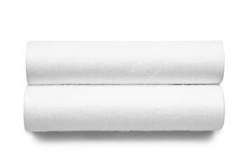 New water filter cartridges on grey background