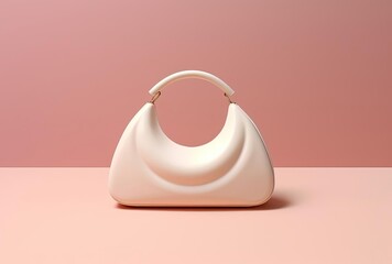 a cute white bag of the season, generative ai