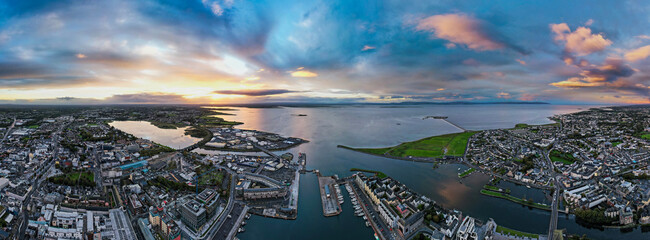 Sunset Over The River 