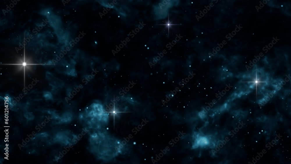 Canvas Prints star field looped scrolling