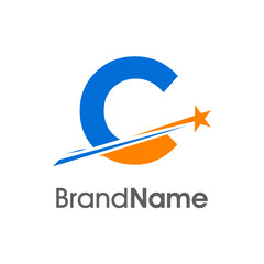 Initial C Meteor Star Logo