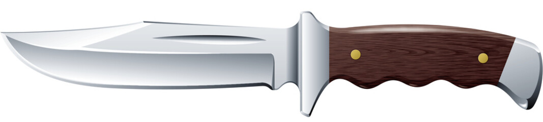 シャープでリアルな鋭いナイフ