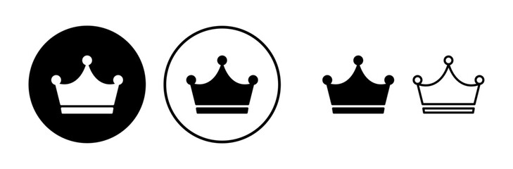 Crown Icon vector. Crown symbol for web site design,