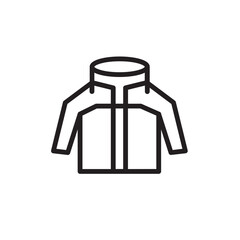Jacket Outline Camp Outline Icon