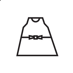 Clothes Dress Kid Outline Icon