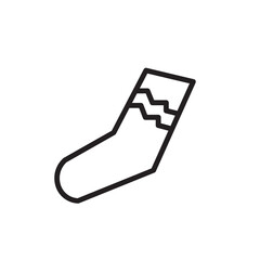 Clothing Fashion Sock Outline Icon