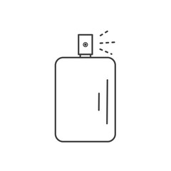 Perfume icon logo design vector template, Fashion icon concepts, Creative design.