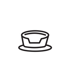 Basket Bed Pet Outline Icon