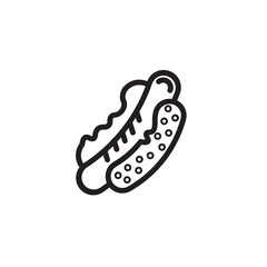 Food Grill Hot Outline Icon