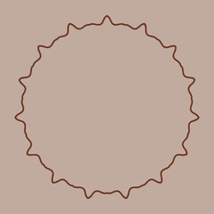 abstract circle with rays vector background