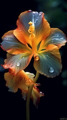 Beautiful Artistic Flower in Vibrant Colors