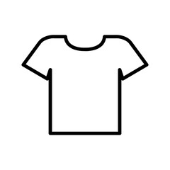  vector shirt icon illustration on white background