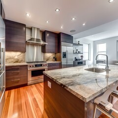 Fototapeta premium modern kitchen interior