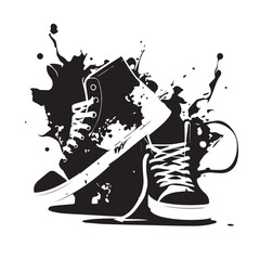 COOL AND UNIQUE VECTOR SNEAKERS SHOES