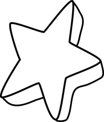 Hand drawn star