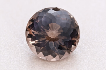 Author's cut of precious jewelry stones citrines on an isolated background unique products