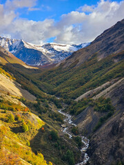 Fototapeta premium Mountains and nature in autumn