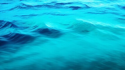 Fototapeta na wymiar Mesmerizing Blue Waves of the Open Sea