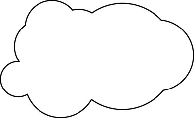 Cloud Outline Illustration