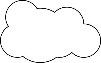 Cloud Outline Illustration
