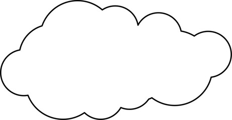 Cloud Outline Illustration