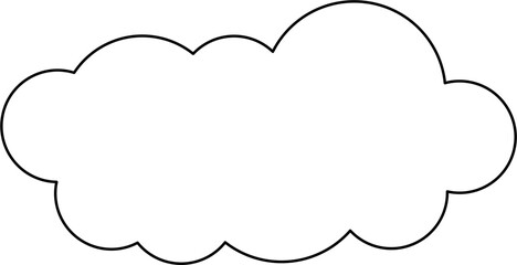 Cloud Outline Illustration