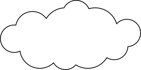 Cloud Outline Illustration