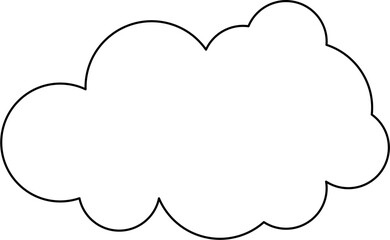 Cloud Outline Illustration