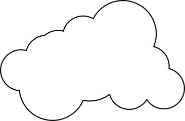 Cloud Outline Illustration