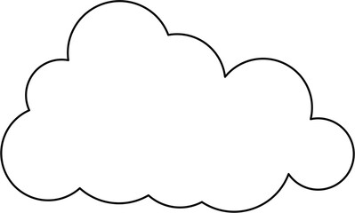 Cloud Outline Illustration