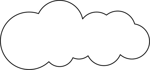 Cloud Outline Illustration