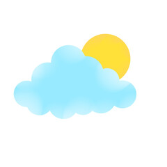 cloud and sun