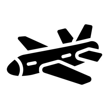 Plane Solid Icon