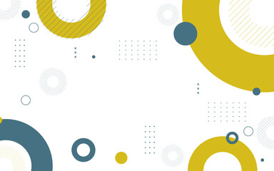 Obraz premium Modern background, geometric style, gradation, minimalist style, circle, memphis