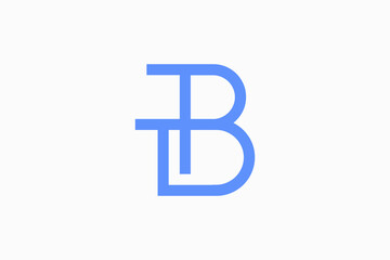 Obraz premium initial letter tb logo vector premium design