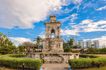 Mactan Shrine, aka Liberty Shrine, a memorial park on Mactan in Lapu Lapu City, Cebu, Philippines....