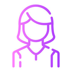 mothers day Line Gradient Icon