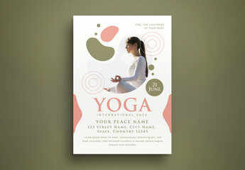 Boho Yoga Flyer Layout