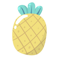 Summer cute Pineapple illustration