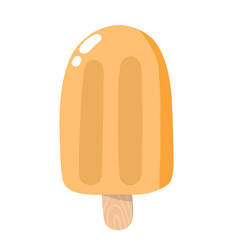 Orange Ice cream bar illustration