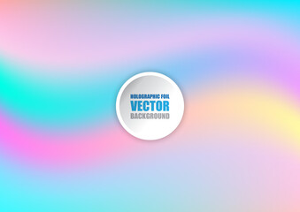 Holographic vector background with gradient