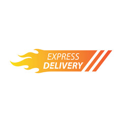 Fototapeta na wymiar Fast delivery logo images illustration