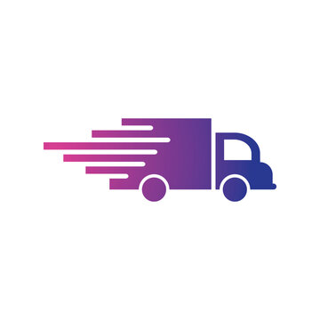 Car delivery logo images illustration