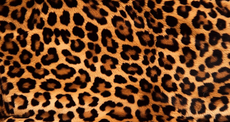Fototapeta na wymiar Leopard fur background