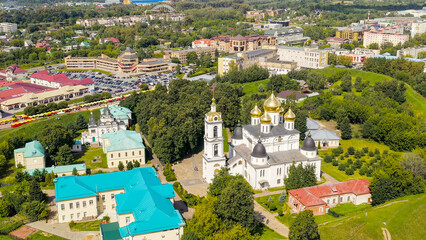Dmitrov, Russia - August 19, 2020: Cathedral of the Assumption of the Blessed Virgin Mary - located...