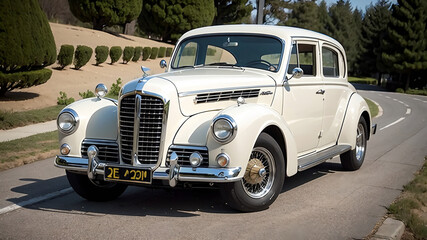 [AI ART] AI generated old car