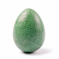 hand draw easter egg isolated on white