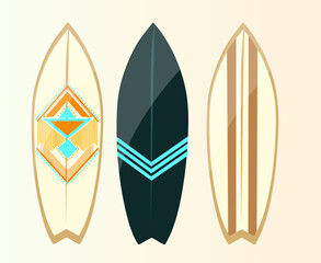 Surfboard vector
